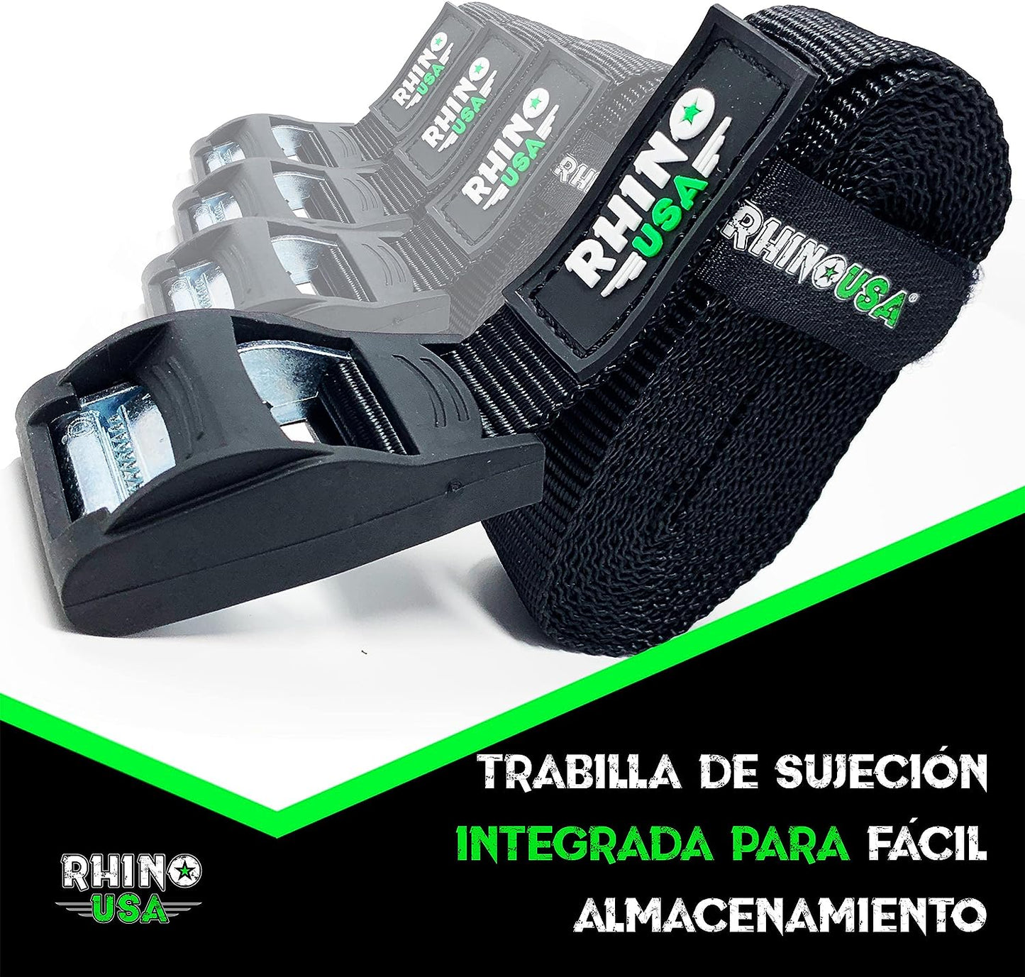 PACK X 4 CORREAS DE AMARRE 2,5 X 366 CM - Trakend