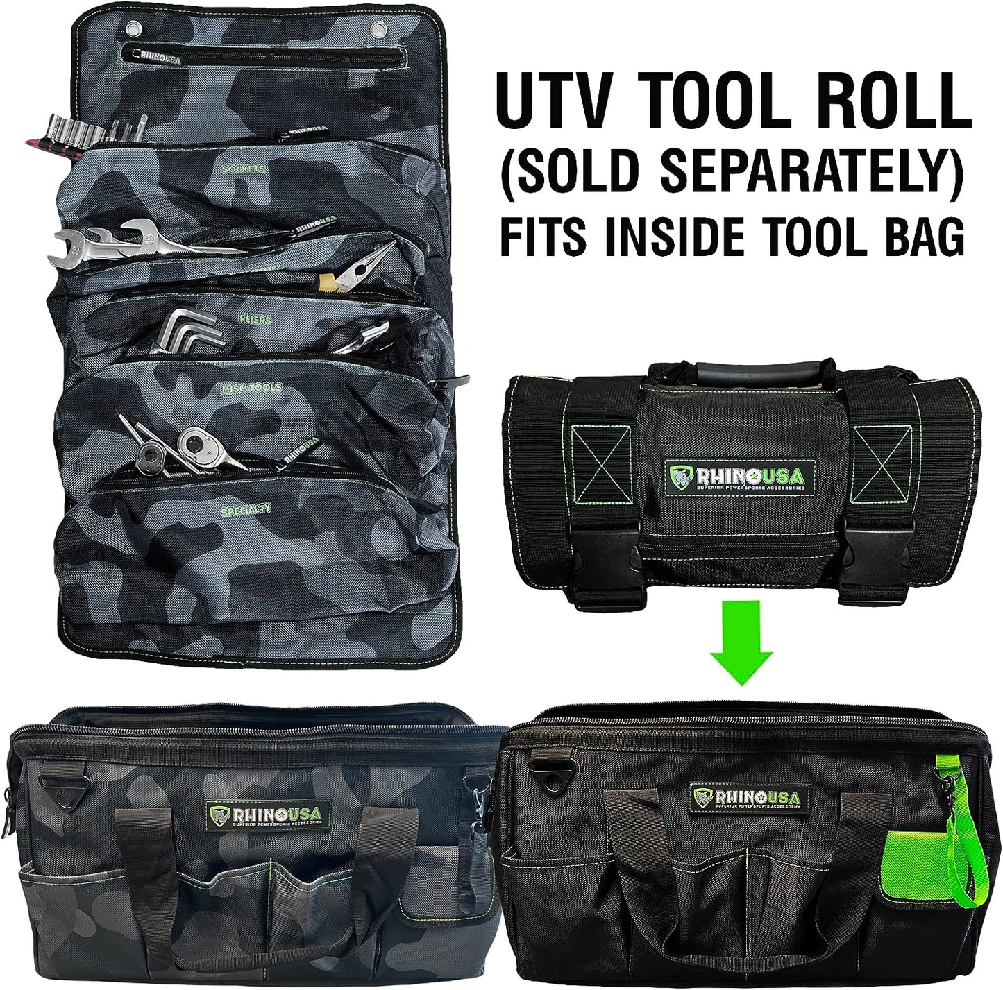Bolso de Herramientas Enrollable para 4x4/UTV - Trakend