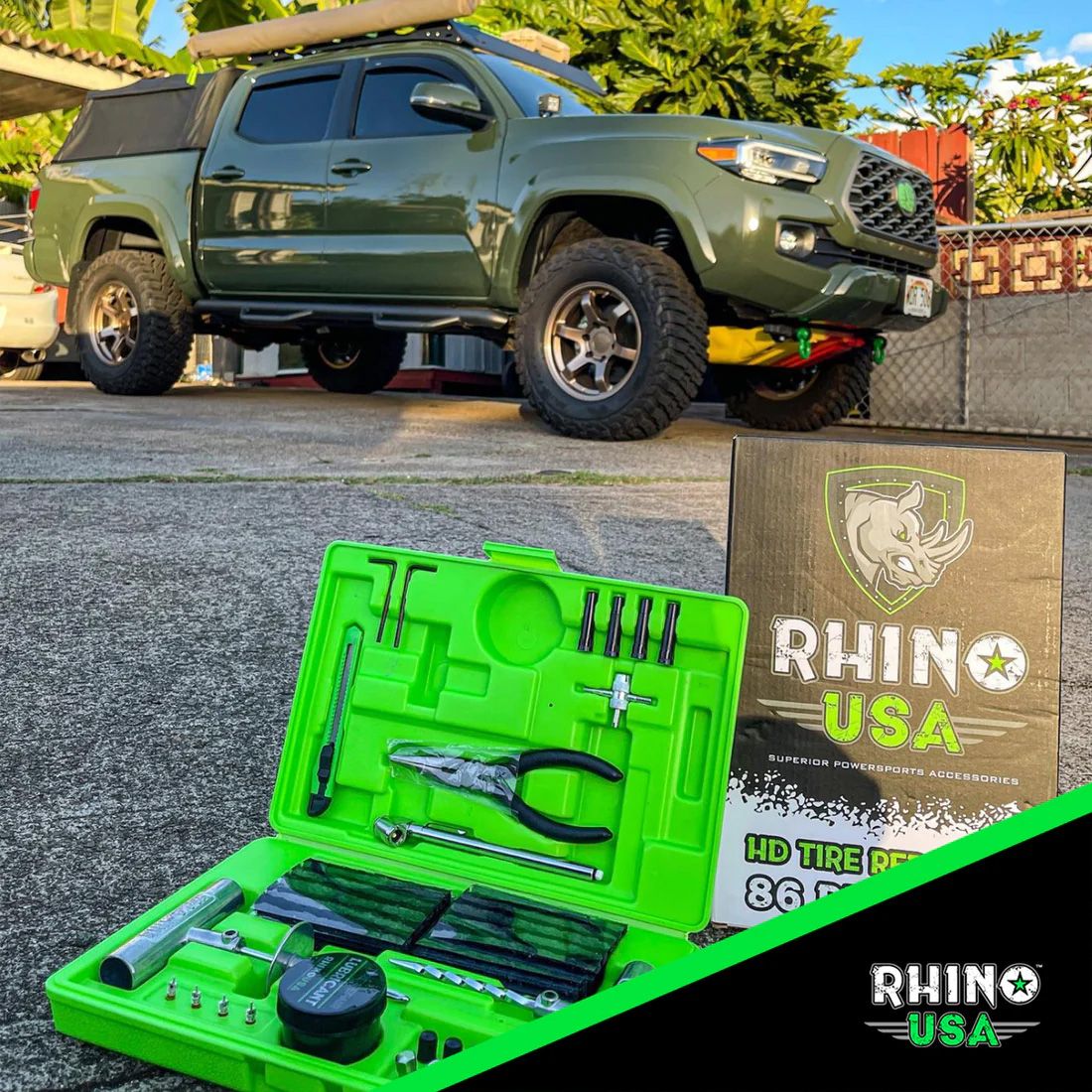 KIT DE REPARACIÓN NEUMÁTICO DE 86 PIEZAS - Trakend