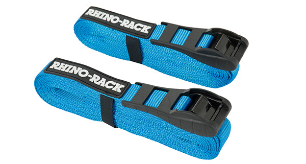 CORREA DE AMARRE RHINO RACK 5.5 METROS CON PROTECTOR EN HEBILLA