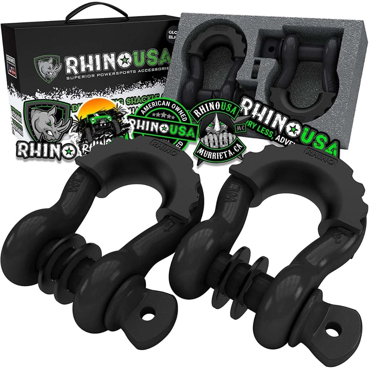 PACK X 2 GRILLETES DE REMOLQUE DE 1,9 CM - Trakend