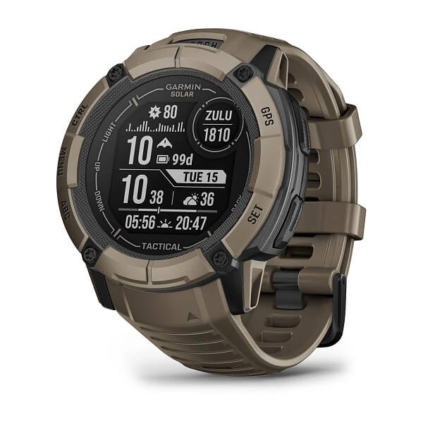 SMARTWATCH INSTINCT 2X SOLAR TACTICAL EDITION COYOTE TAN