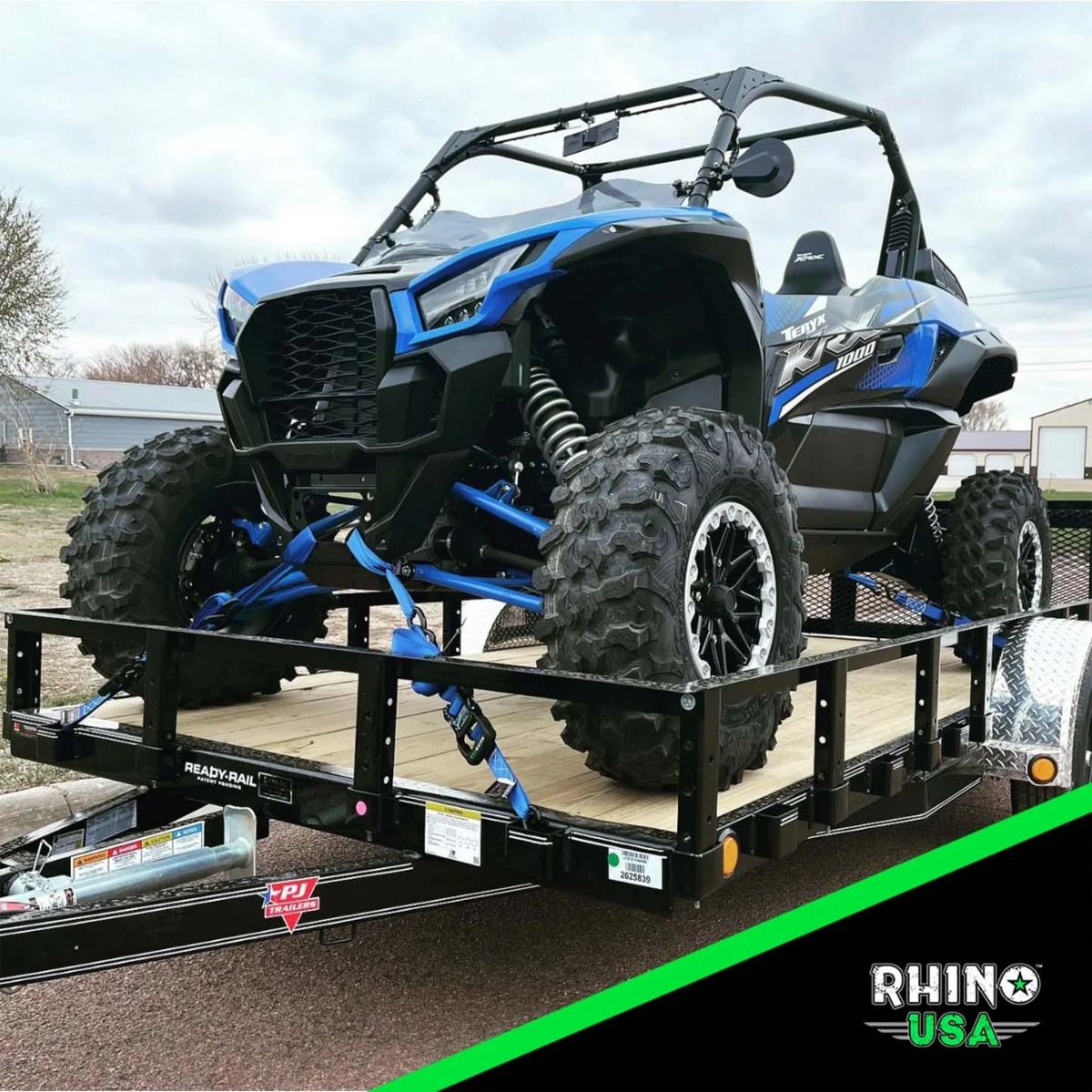 PACK X2 CORREAS DE AMARRE HD 4X244 CM CON RATCHET - Trakend