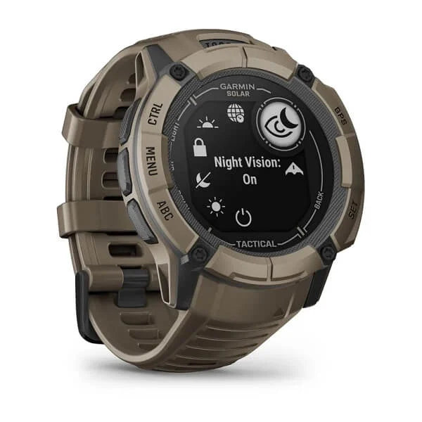 SMARTWATCH INSTINCT 2X SOLAR TACTICAL EDITION COYOTE TAN