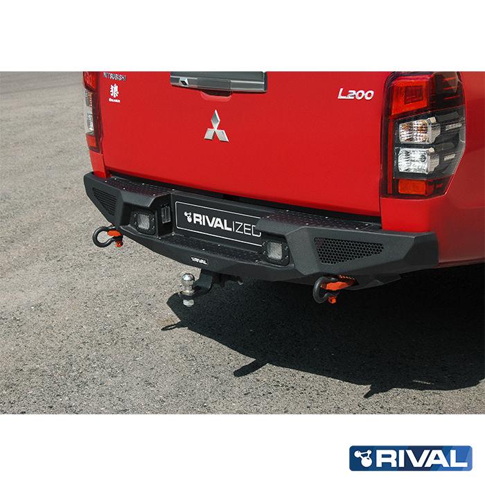 BUMPER ALUMINIO TRASERO RIVAL4X4 MITSUBISHI L200 2020-23