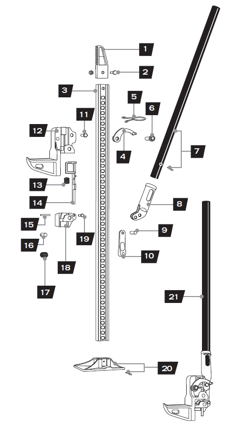 KIT DE REPARACIÓN HI LIFT FK-1 - Trakend