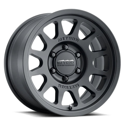 LLANTA METHOD RACE WHEELS 703 17x9 5X127 ET-12 MATTE BLACK BEADGRIP