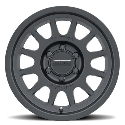 LLANTA METHOD RACE WHEELS 703 17x9 5X127 ET-12 MATTE BLACK BEADGRIP